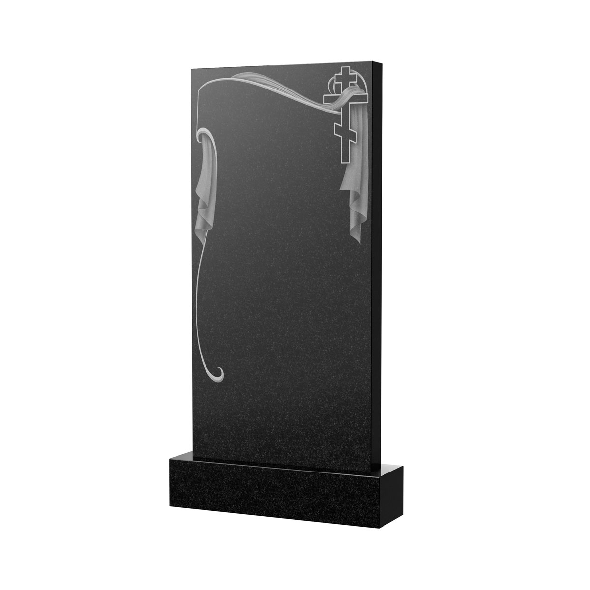 Гравировка на памятник в Тихорецке | Художественное оформление на гранитную стелу, рисунок ВХО-051