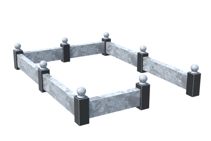 Цоколи на могилу в Тихорецке | Цоколь на могилу №0031