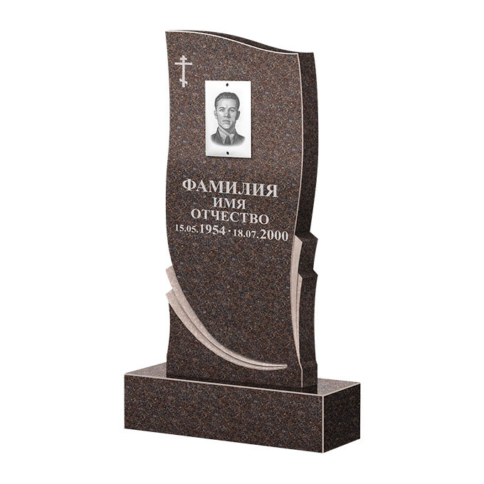 Гранитные памятники в Тихорецке | Памятник из гранита Карел Brown ФГЦ-044