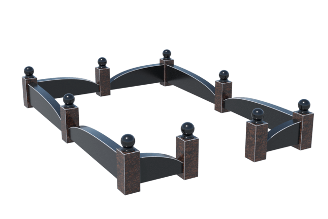 Цоколи на могилу в Тихорецке | Цоколь на могилу №0044