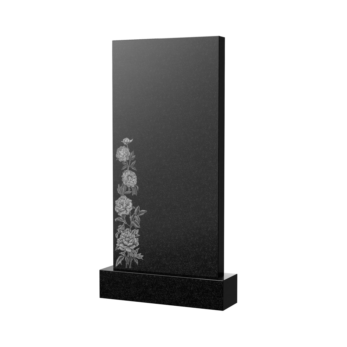 Гравировка на памятник в Тихорецке | Художественное оформление на гранитную стелу, рисунок ВХО-059