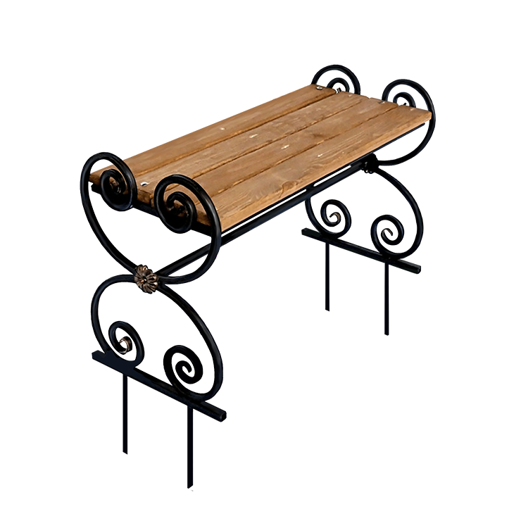 Кованые изделия в Тихорецке | Кованая скамейка СТ.001