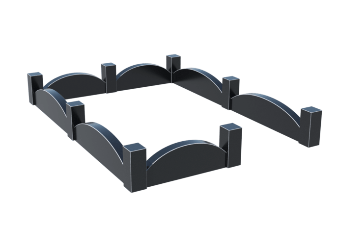 Цоколи на могилу в Тихорецке | Цоколь на могилу №0001