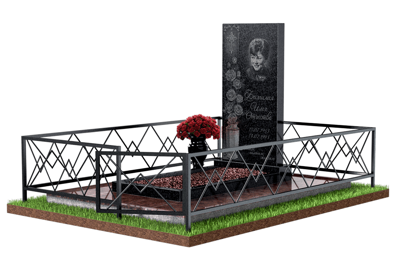 Благоустройство захоронения в Тихорецке