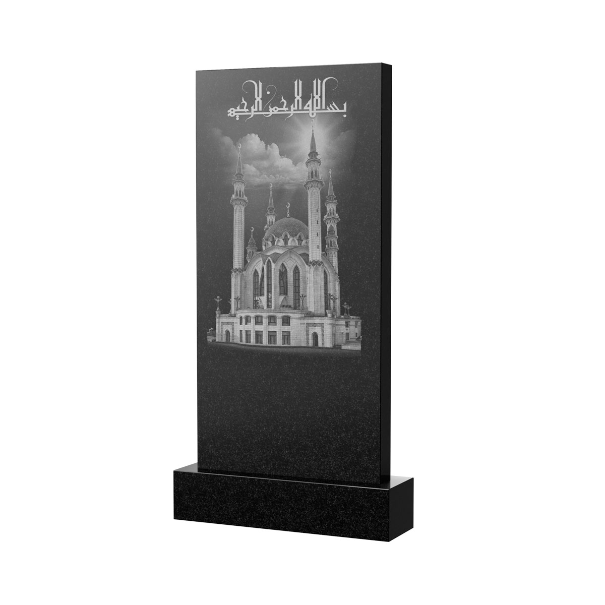 Гравировка на памятник в Тихорецке | Художественное оформление на гранитную стелу, рисунок ВХО-047