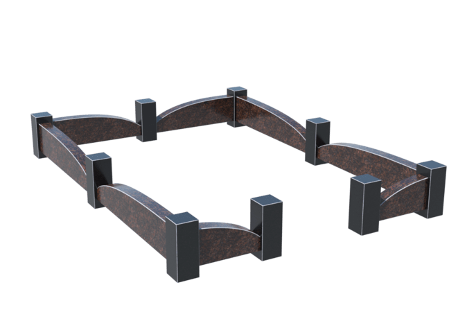 Цоколи на могилу в Тихорецке | Цоколь на могилу №0042