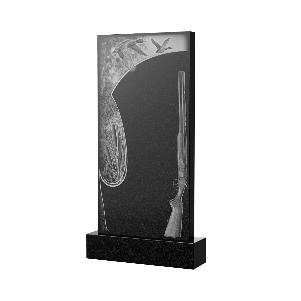 Гравировка на памятник в Тихорецке | Художественное оформление на гранитную стелу, рисунок ВХО-052