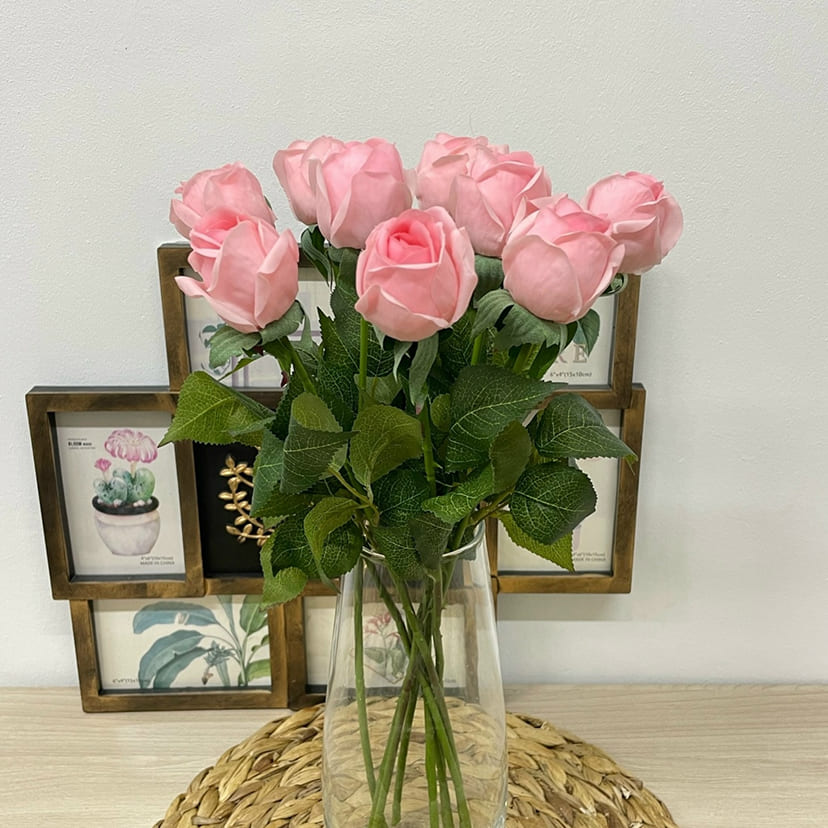 Искусственные цветы в Тихорецке | Цветок искусственный «Роза», нежно-розовая, одиночный