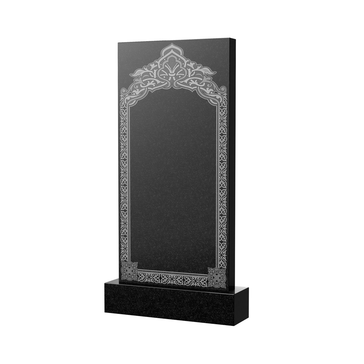 Гравировка на памятник в Тихорецке | Художественное оформление на гранитную стелу, рисунок ВХО-044