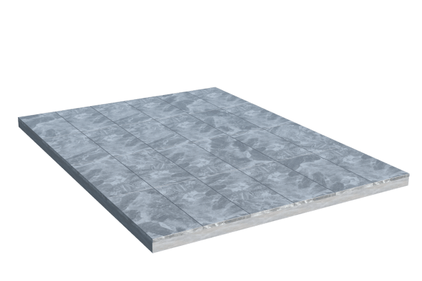 Площадки на могилу в Тихорецке | Площадка с мраморной облицовкой