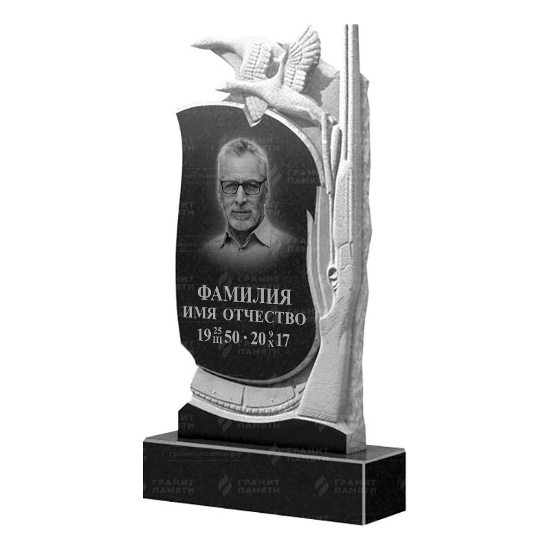 Памятники из гранита резные в Тихорецке | Гранитный памятник ФГ-122