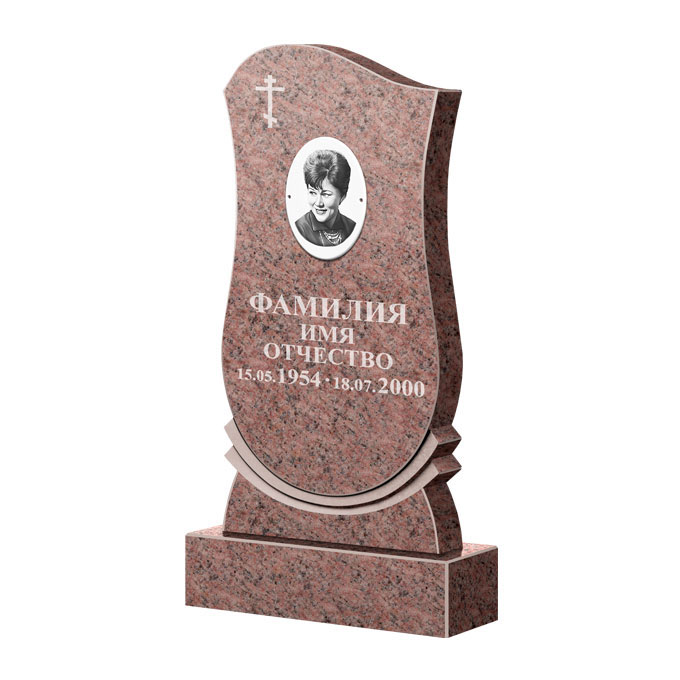 Гранитные памятники в Тихорецке | Памятник из гранита Розалия Pink ФГЦ-056