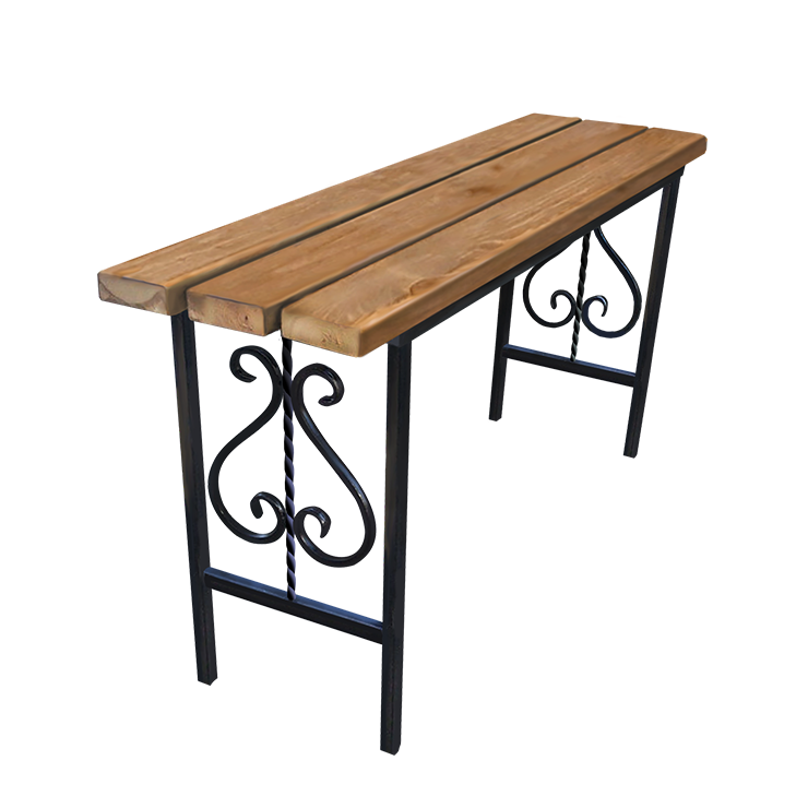 Кованые изделия в Тихорецке | Кованая скамейка СТ.003