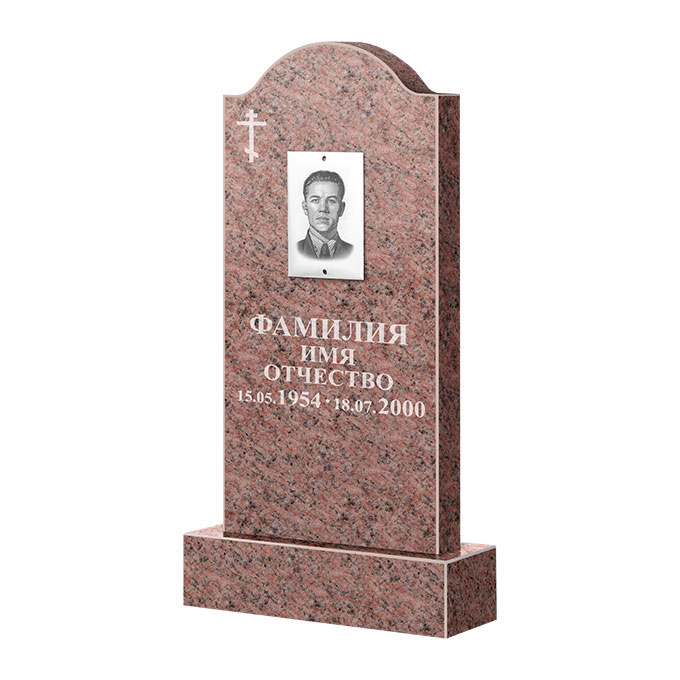 Памятники из цветного гранита в Тихорецке | Памятник из гранита Розалия Pink ФГЦ-012