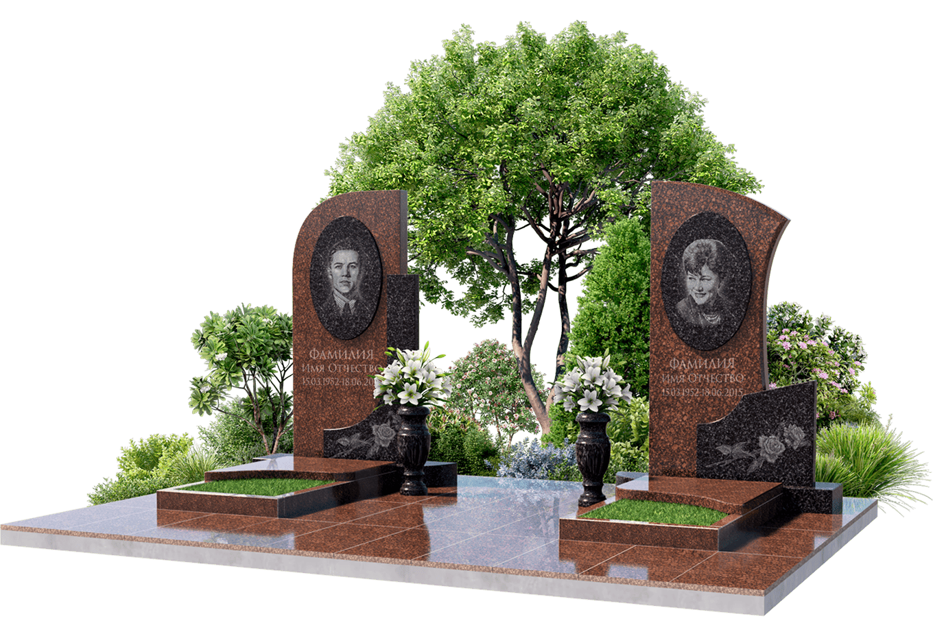 Уход и озеленение мест захоронений в Тихорецке