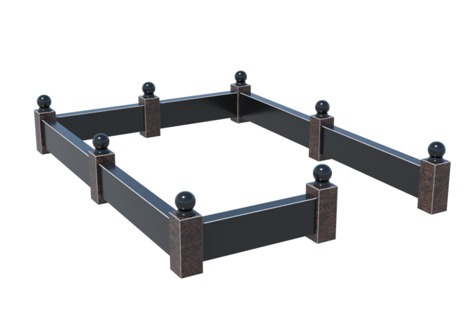 Цоколи на могилу в Тихорецке | Цоколь на могилу №0035