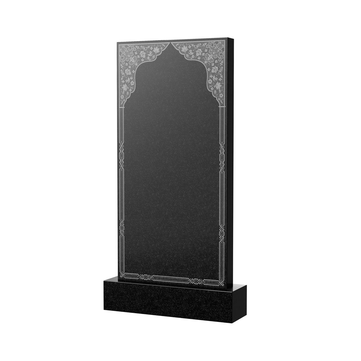 Гравировка на памятник в Тихорецке | Художественное оформление на гранитную стелу, рисунок ВХО-042