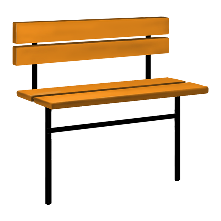 Металлические оградки, столы, скамейки в Тихорецке | Скамейка №3 со спинкой