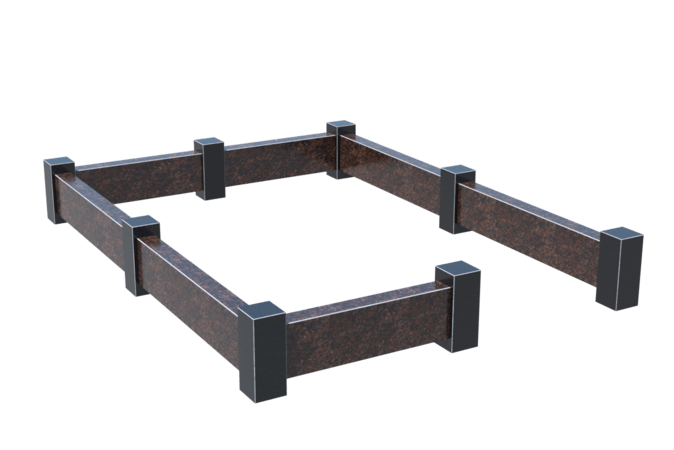 Цоколи на могилу в Тихорецке | Цоколь на могилу №0033