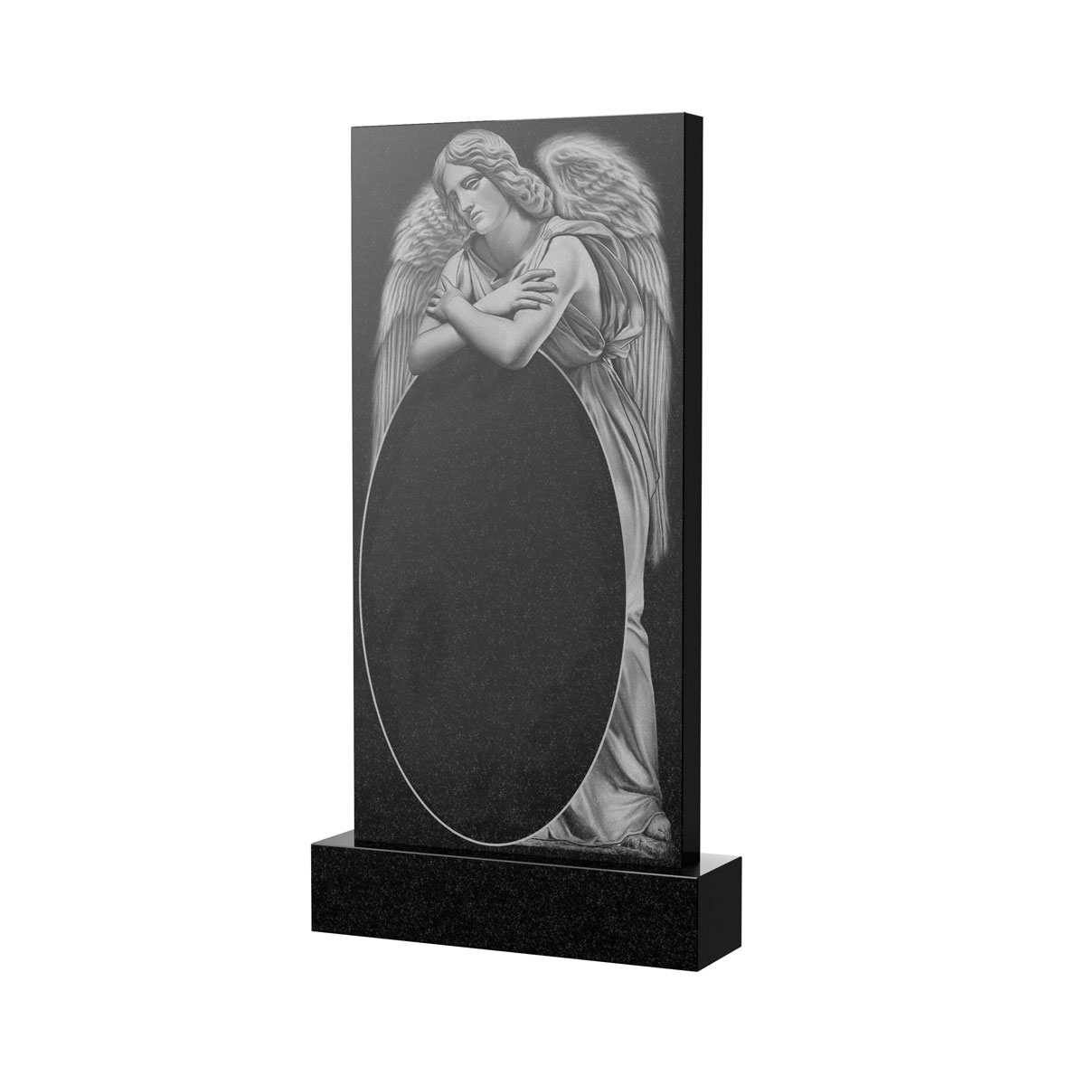 Гравировка на памятник в Тихорецке | Художественное оформление на гранитную стелу, рисунок ВХО-016