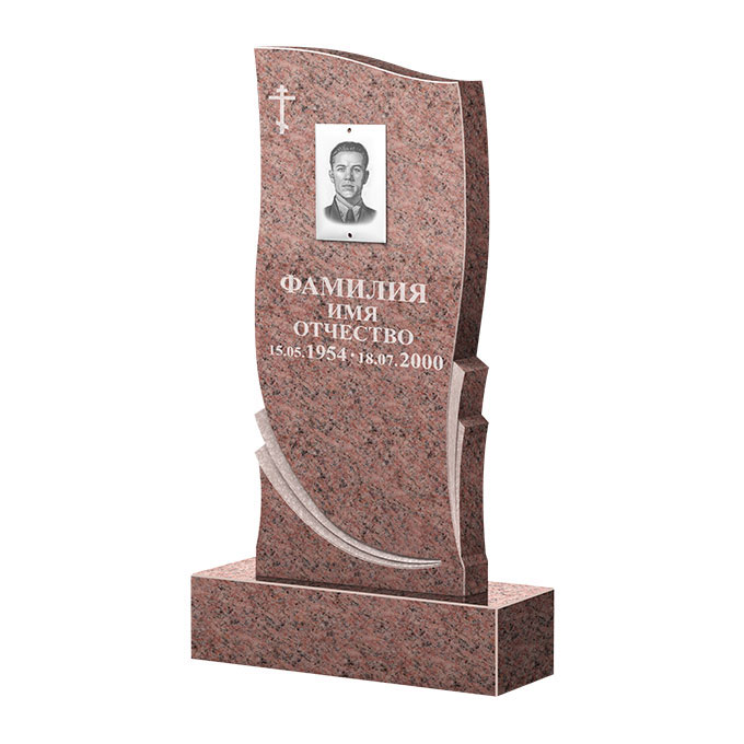 Гранитные памятники в Тихорецке | Памятник из гранита Розалия Pink ФГЦ-044