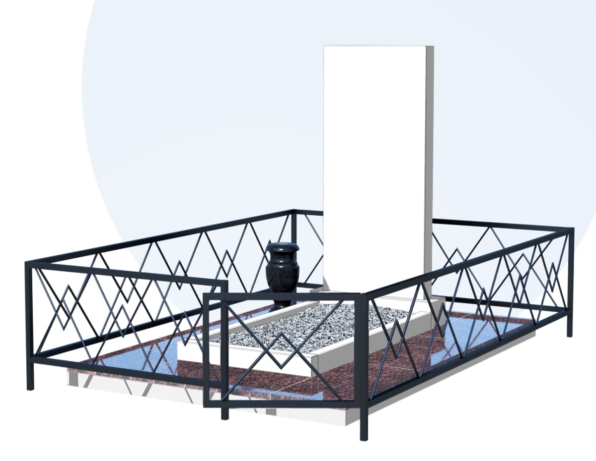 Благоустройство захоронения в Тихорецке