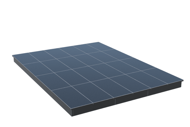 Площадки на могилу в Тихорецке | Площадка с вертикальной (10 см) облицовкой гранитом Габбро