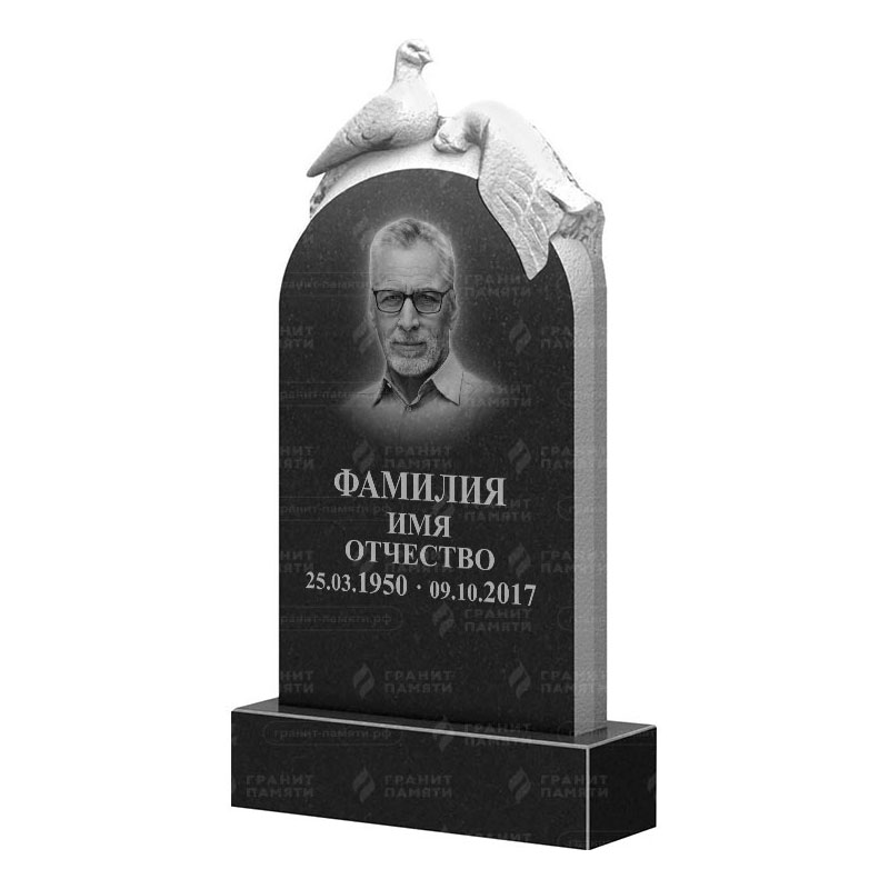 Памятники из гранита с птицами в Тихорецке | Гранитный памятник ФГ-109