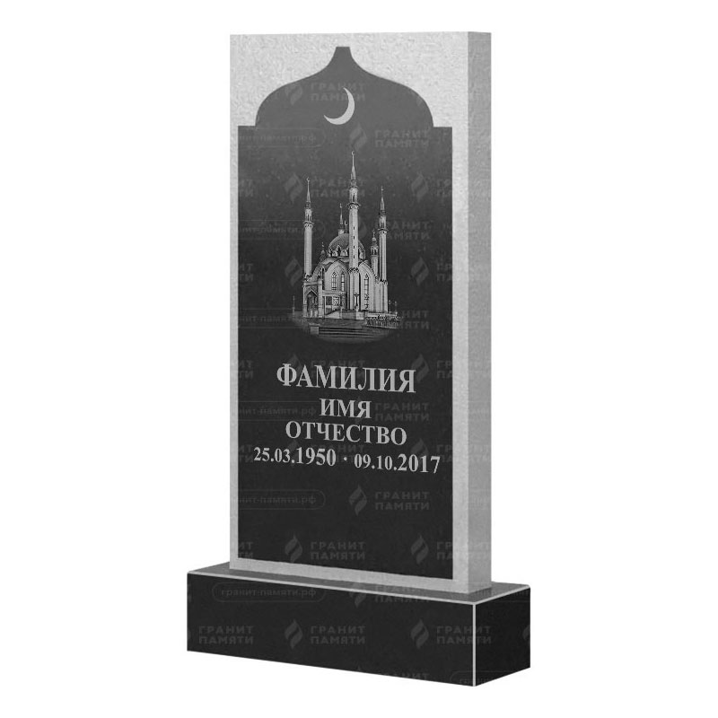 Мусульманские памятники на могилу в Тихорецке | Гранитный памятник ФГ-167
