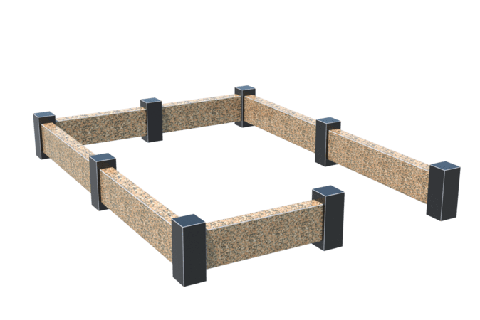 Цоколи на могилу в Тихорецке | Цоколь на могилу №0037
