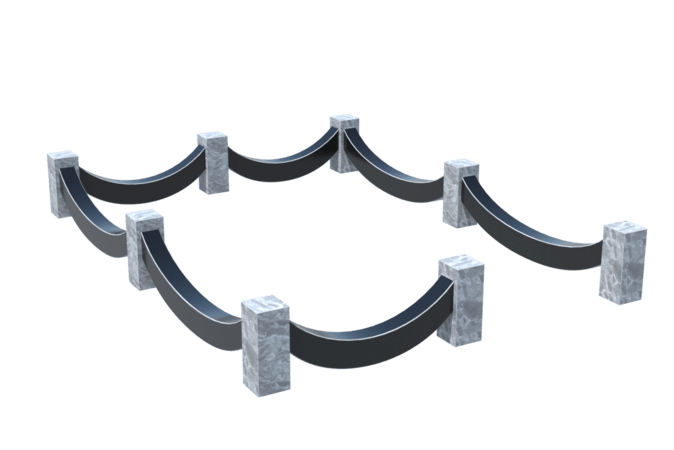 Цоколи на могилу в Тихорецке | Цоколь на могилу №0023