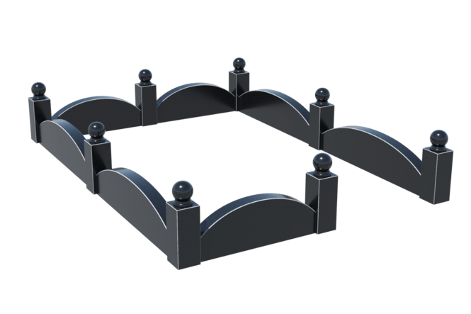 Цоколи на могилу в Тихорецке | Цоколь на могилу №0002