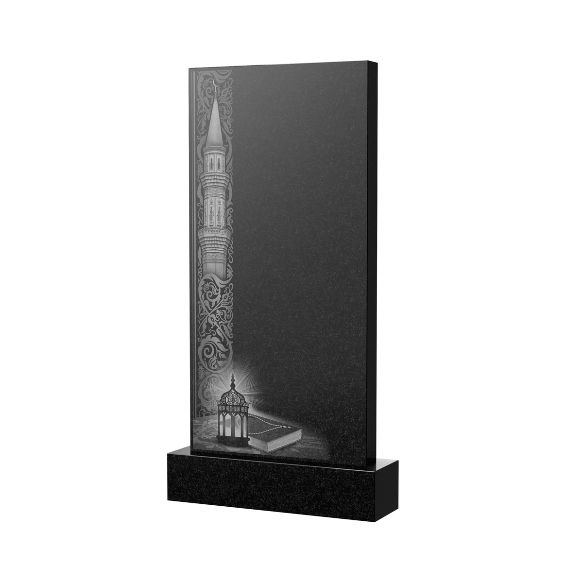 Гравировка на памятник в Тихорецке | Художественное оформление на гранитную стелу, рисунок ВХО-038