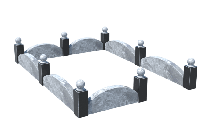 Цоколи на могилу в Тихорецке | Цоколь на могилу №0003