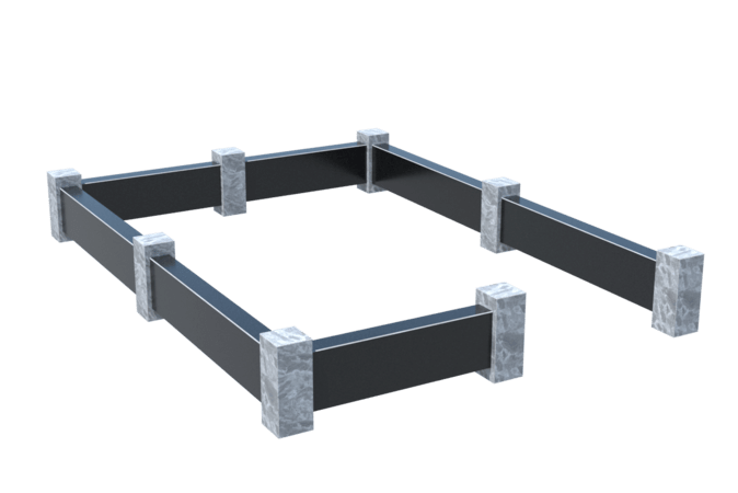 Цоколи на могилу в Тихорецке | Цоколь на могилу №0032