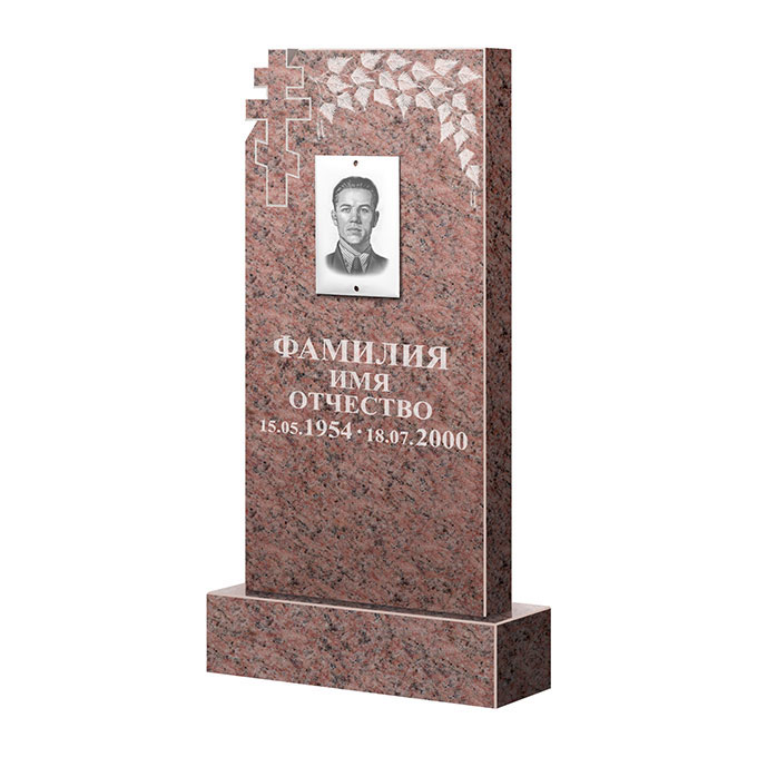 Гранитные памятники в Тихорецке | Памятник из гранита Розалия Pink ФГЦ-202
