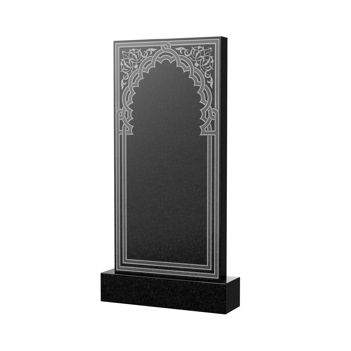 Гравировка на памятник в Тихорецке | Художественное оформление на гранитную стелу, рисунок ВХО-045