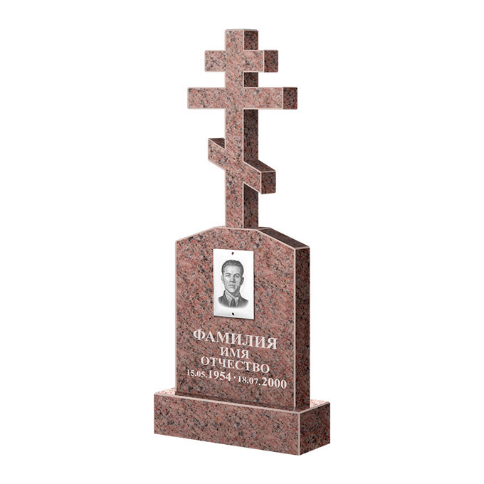 Гранитные памятники в Тихорецке | Памятник из гранита Розалия Pink ФГЦ-099