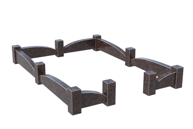 Цоколи на могилу в Тихорецке | Цоколь на могилу №0043